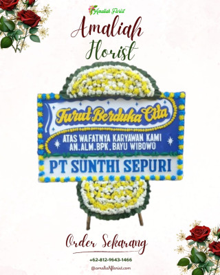 Papan Bunga Duka di Cimaja